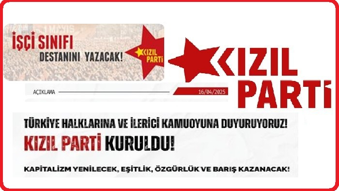 TİP'ten ayrılanların öncülüğünde Kızıl Parti kuruldu